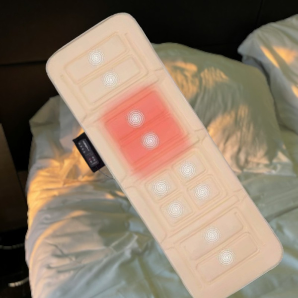 Массажный матрас вибрационный, с прогревом, 175х57см. Массажер